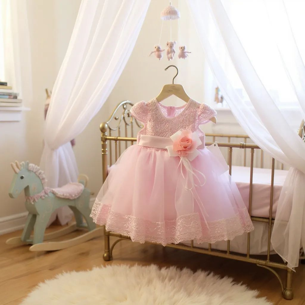 Special occasion dress for baby girls