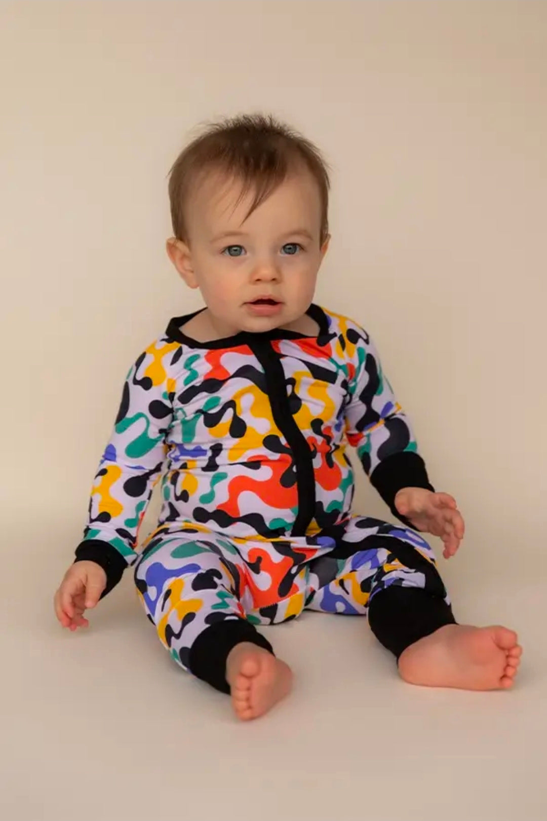 Pop Camo Long Zipzip