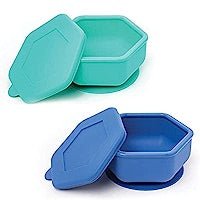 Silicone Suction Bowl with Lid - Perfect for Babies and Toddlers - Littlepinot