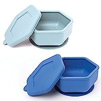 Silicone Suction Bowl with Lid - Perfect for Babies and Toddlers - Littlepinot