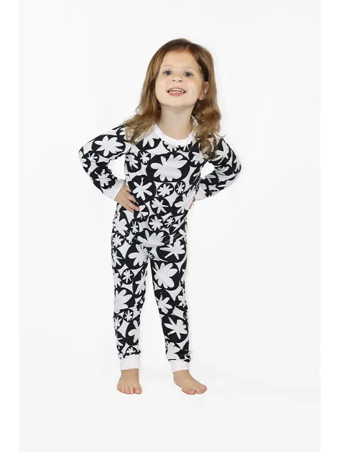 Snowdaze Long Jammies - Cozy Winter Pajamas for Kids - Littlepinot